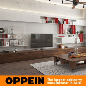 Mueble de <span class=keywords><strong>TV</strong></span> de Madera de Diseño Moderno para Sala de Estar, Muebles Industriales OPPEIN - Product Image 2