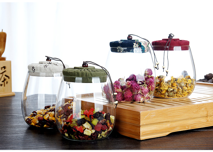 Airtight Canister Set with Lid Waterproof and Impermeable Storage Glass Jar  Multi-Purpose Food Container