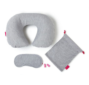 <span class=keywords><strong>Kit</strong></span> <span class=keywords><strong>de</strong></span> <span class=keywords><strong>viaje</strong></span> <span class=keywords><strong>de</strong></span> avión 3 en 1, Jersey <span class=keywords><strong>de</strong></span> algodón que incluye <span class=keywords><strong>almohada</strong></span> inflable, bolsa <span class=keywords><strong>de</strong></span> transporte, máscara <span class=keywords><strong>de</strong></span> ojos <span class=keywords><strong>y</strong></span> tapones para los oídos para viajes, trabajo <span class=keywords><strong>de</strong></span> palanca - Product Image 2