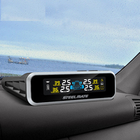 Système de contrôle TPMS de pression des pneus de voiture, capteur interne et externe, puissance des pneus, panneaux solaires