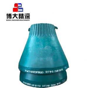 Piezas de repuesto para trituradora de cono de piedra a GP200 GP300 acero al manganeso Mn18Cr2 manto cóncavo duradero - Product Image 6