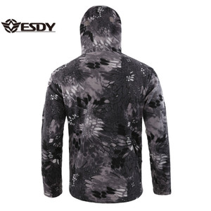 Mens 4 colori Tactical <span class=keywords><strong>Trekking</strong></span> escursionismo caccia giacche in pile all'aperto - Product Image 5