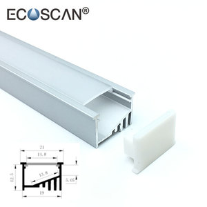 Ecoscan Angle de <span class=keywords><strong>montage</strong></span> anodisation profil extrudé cadre en aluminium extrusion profil pour <span class=keywords><strong>led</strong></span> bande - Product Image 1