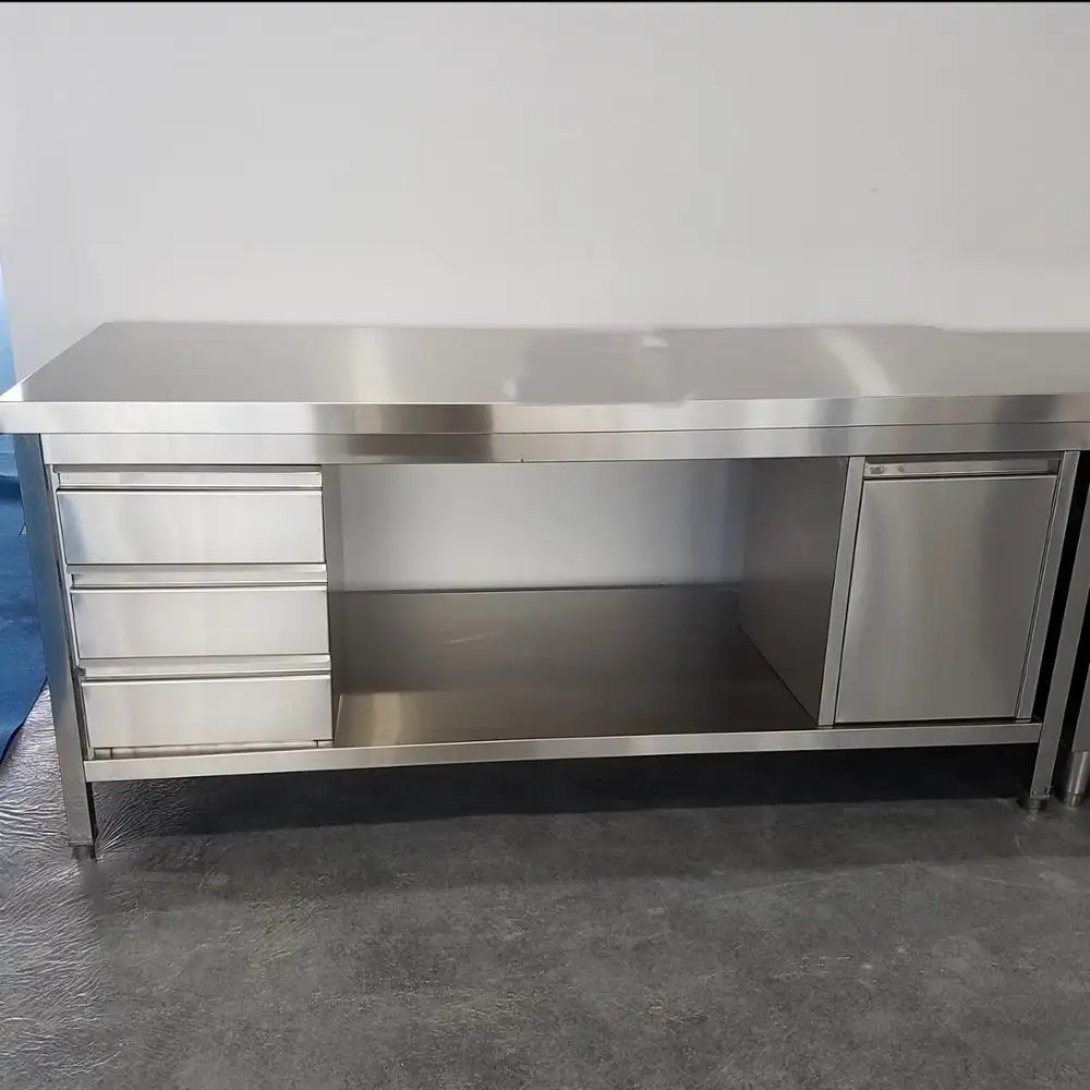 stainless steel kitchen storage cabinets