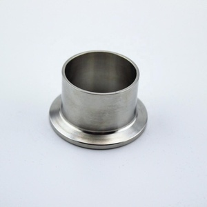 Raccord de tuyauterie en acier inoxydable <span class=keywords><strong>ISO</strong></span> 1127/IDF, embout à bride lisse poli, embout biseauté, manchon de soudure pour huile, gaz, eau - Product Image 1