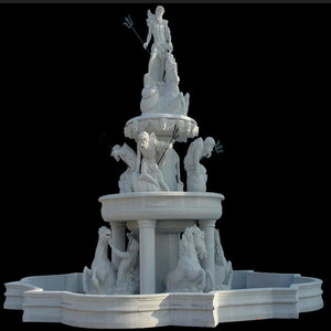 Grandes fontaines d'eau extérieures sculptées à la main/fontaine de marbre - Product Image 2