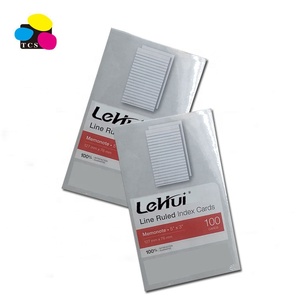 Văn Phòng Văn Phòng Phẩm Mới Trắng Đồng Bằng Trở Lại Quad Lưới Cai Trị 3X5 Inch 100 Lượt Chỉ Số Thẻ - Product Image 6