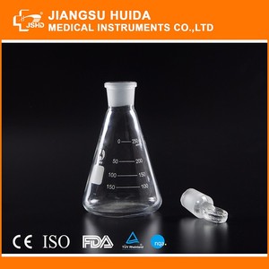 Venta caliente HDA 5009 boca 5-2000 ml <span class=keywords><strong>erlenmeyer</strong></span> de vidrio tierra estándar - Product Image 3