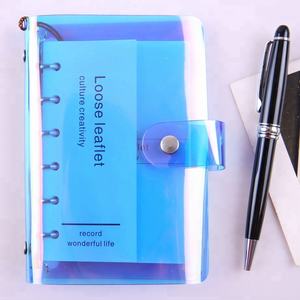 สมุดวางแผนงานเลเซอร์ PVC 6ห่วง,สมุดไดอารี่สมุดโน้ต PVC เติมเงินสมุดโน้ตสี PVC - Product Image 2