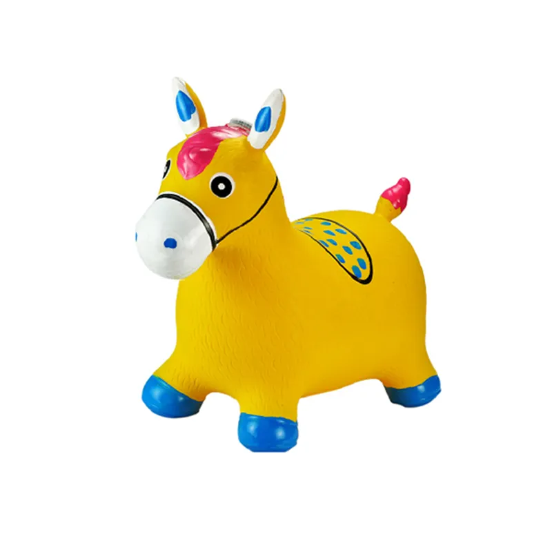 प्लास्टिक खिलौना Inflatable कूदते घोड़ा
