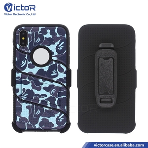 2018 productos populares Cáscara del teléfono del estilo del camuflaje con <span class=keywords><strong>el</strong></span> soporte <span class=keywords><strong>para</strong></span> <span class=keywords><strong>iPhone</strong></span> X - Product Image 1