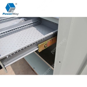 <span class=keywords><strong>Modular</strong></span> Khóa Bộ Phận Nhựa Thùng Lưu Trữ Kim Loại Công Cụ Nội Các với 3 Ngăn Kéo - Product Image 4