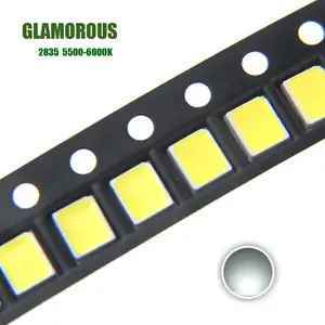 Smd led 2835 3030 3V 6V 9V 18V 36V 0.2W 0.5W 1W 2835 led שבב 0.5W 6000-6500K