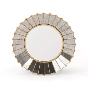 Moderne Luxe Woonkamer Meubels Glam Zon Barsten Gold Ijzeren Blad Frame Antieke Muur Spiegel Voor Thuis Decoratie - Product Image 3