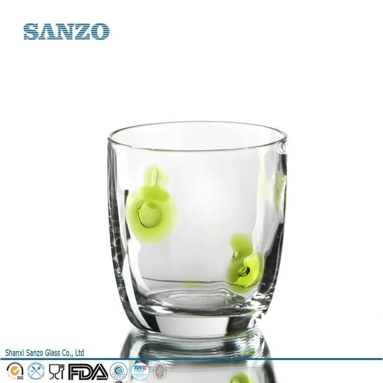 Sanzo personalizado fabricante de vidrio de agua 320ml vidrio/ware beber/cristalería/vajilla