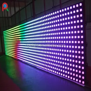 Video flash LED kỹ thuật số Rèm tường hiển thị cho sân khấu câu lạc bộ đêm nền