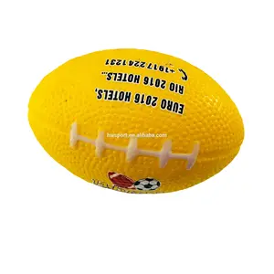 Customized rugby pu stress ball toys promotional anti stress balls American Football anti stress ball