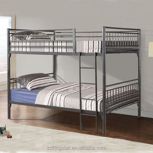 Lit superposé convertible en échelle mobile, lit superposé en métal pour adultes - Product Image 1