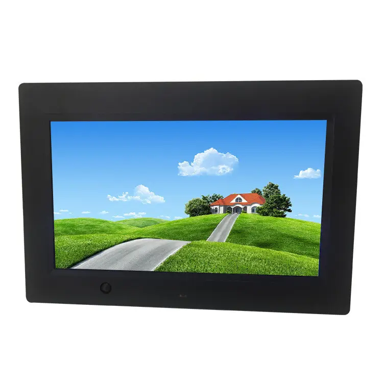 Customizable 9 inch Digital Photo Frame Play audio video picture from USB SD