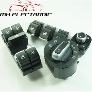 MH Elektronik untuk VW Golf MK5 Jetta 1 SET Lampu Depan Cermin Tombol Sakelar Jendela 5ND 959 855 5ND 959 857 5ND 959 565 A 3C8941431C