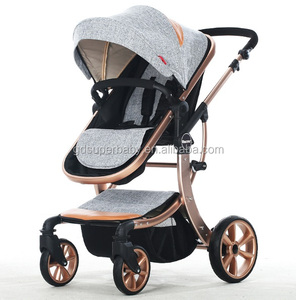Poussette bébé de luxe 3 en 1, nouvelle collection russe, haute qualité, paysage panoramique, quatre roues, chariots pour bébés - Product Image 1