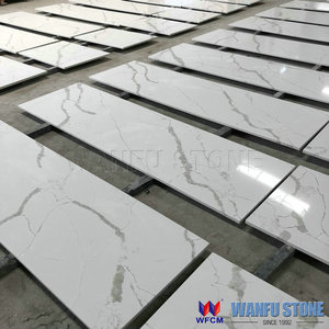 Calacatta White <strong>Quartz</strong> Stone Kitchen <strong>Countertop</strong> - Product Image 2