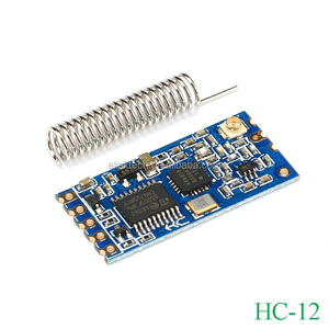 Microcontrôleur de Port série sans fil Offre Spéciale <span class=keywords><strong>HC</strong></span>-<span class=keywords><strong>12</strong></span> SI4463 <span class=keywords><strong>433Mhz</strong></span> longue portée 1000M avec DC3.2-5.5V d'antenne - Product Image 2