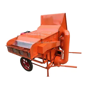 High efficiency wheat barley sorghu thresher machine with engine