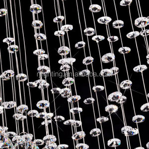 Candelabro de cristal grande para pasillo de vestíbulo personalizado, proyecto de hotel, candelabro gigante moderno contemporáneo - Product Image 2