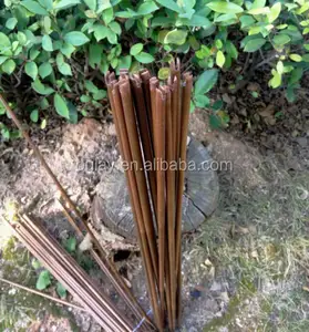 84cm/33 "40-45 # Carbonized Self Nocks Bamboo Arrow Shafts With Varnish