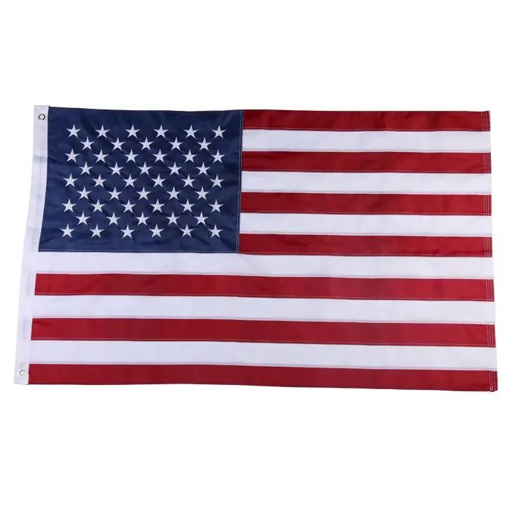 Высококачественная полиэфирная ткань Chuangdong с принтом на заказ, Американский национальный флаг большого размера