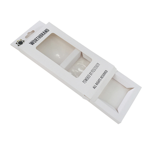 Logo packaging boxes for phone case packaging box with clear pvc window