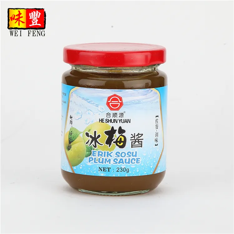 Chinese yummy sweet sour sauce halal plum sauce for dipping and cooking