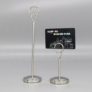ที่วางป้ายเลขโต๊ะโลหะสีทอง - Product Image 5