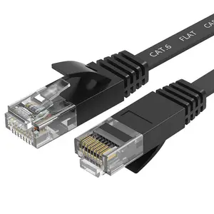 Glory 3.28 ฟุต UTP CAT6 Flat Ethernet Cable RJ45 Patch สำหรับคอมพิวเตอร์