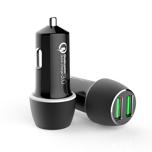 accesorios teléfono <span class=keywords><strong>celular</strong></span> Dual QC3.0 motocicleta usb <span class=keywords><strong>cargador</strong></span> de coche - Product Image 1