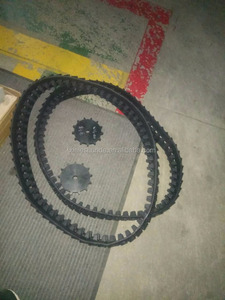 Small robot <strong>snowblower</strong> <strong>rubber</strong> <strong>track</strong> with pulley ShunDe cn;shg - Product Image 2
