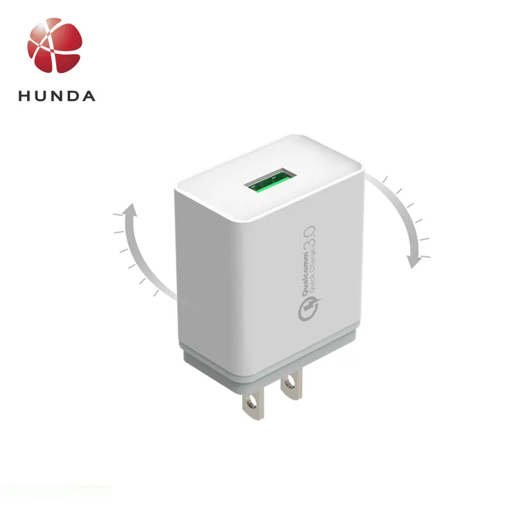 HUNDA-cargador de pared Turbo para Samsung galaxy, Cargador USB de carga rápida 3,0, 30W, QC3.0