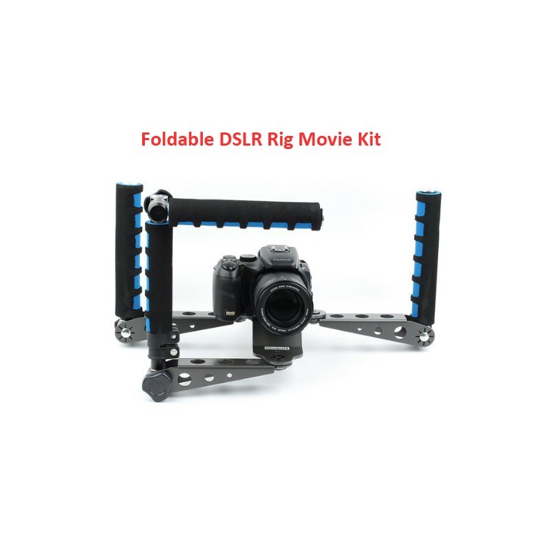 Support Épaule SR-500 Noir Pour Caméra DSLR – Stabilisateur Vidéo Pro Avec Amortisseur, Charge Max 6 Kg