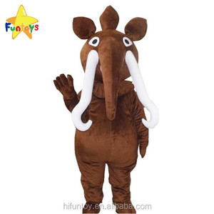 Funtoys CE Mammut Elefante Animale <span class=keywords><strong>Costume</strong></span> Della Mascotte in Vendita - Product Image 1