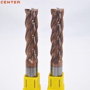 Tungsten <span class=keywords><strong>Carbide</strong></span> 2 flutes 1/4 inch vuông end mill công cụ cắt kim loại - Product Image 1