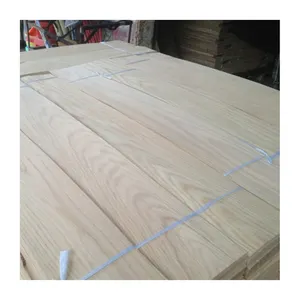 Impiallacciatura di legno naturale tagliata a corona impiallacciata per pavimenti in rovere bianco di migliore qualità per la decorazione