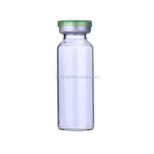 clear fluted glass bottle empty cosmetic large 20ml balm glass bottles