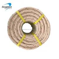 Polypropylene synthetic hemp-coloured ropes