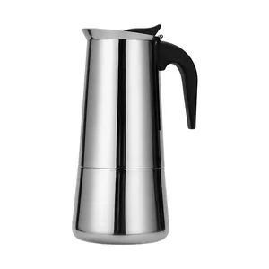 Giá Rẻ Nhất & Hihg Chất Lượng 9 Cup Ý Cà Phê Maker Chất Lượng Cao Gas Coffee Maker Đối Với Trang Chủ/Ngoài Trời