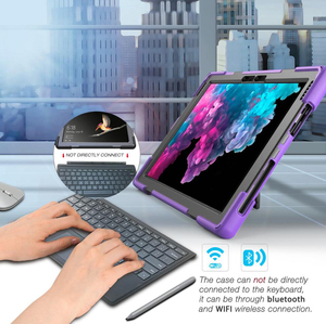 Ốp Lưng Bảo Vệ Và Gồ Ghề Hạng Nặng 12.3 Inch Cho Microsoft Surface Pro 4 Pro 5 Pro 6 Pro 7 Có Chân Đế Và Dây Đeo Vai - Product Image 6