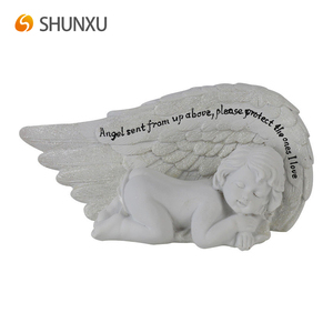 Nuova Statua di Angelo in Preghiera in Resina Bianca, Decorazione per Casa e Giardino, Vendita all'Ingrosso - Product Image 5