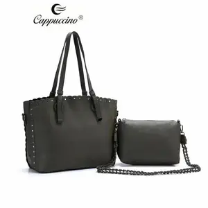 New styles arrived Ladies Handbags Leather 2-in-1 Bags for Women China supplier in stock