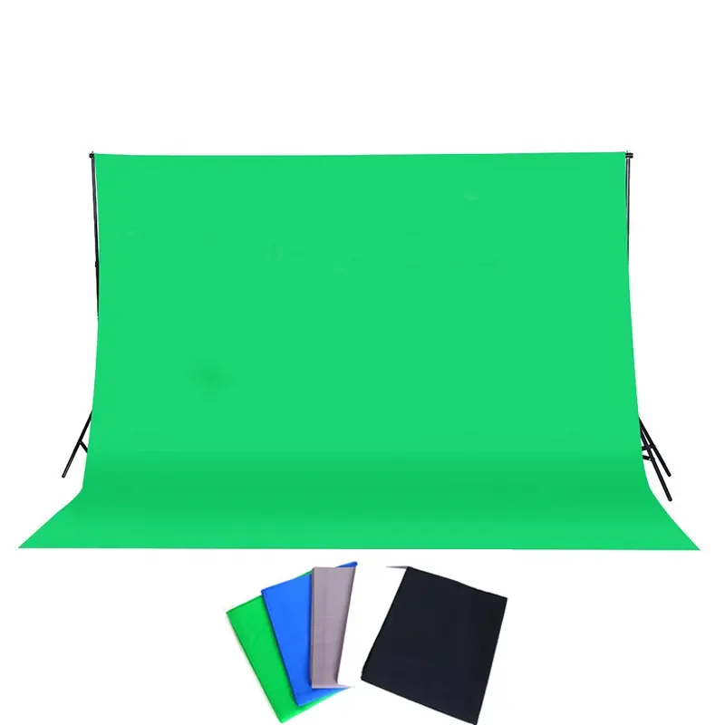 ¡Caliente! ¡! 3x6m 10x20ft estudio de fotografía foto Chromakey muselina 100% algodón Fondo Verde blanco negro azul gris de fondo de pantalla