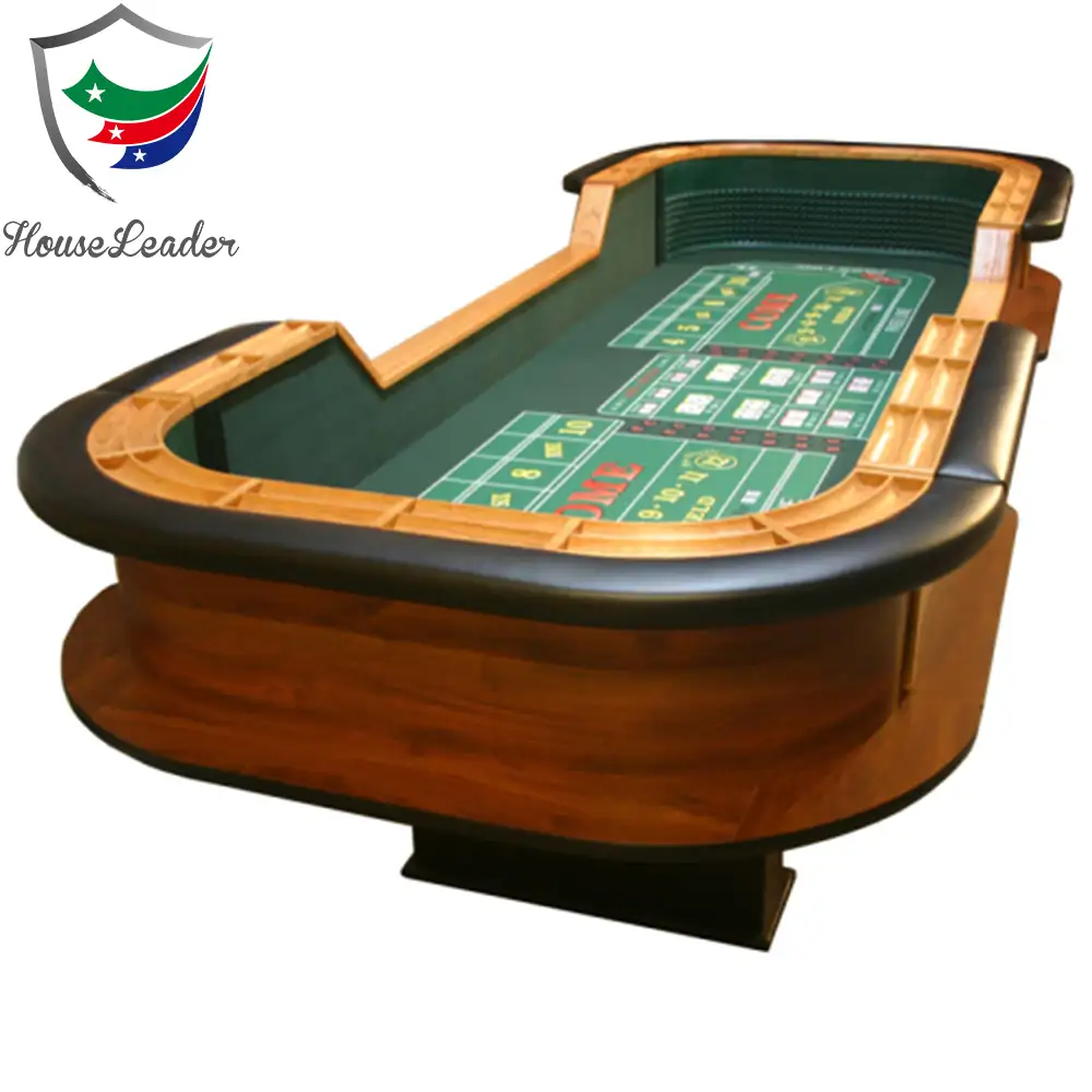 8 Fuß 12 Fuß Casino Qualität Benutzer definierte tragbare Würfel Kontrolle Poker Craps Tisch